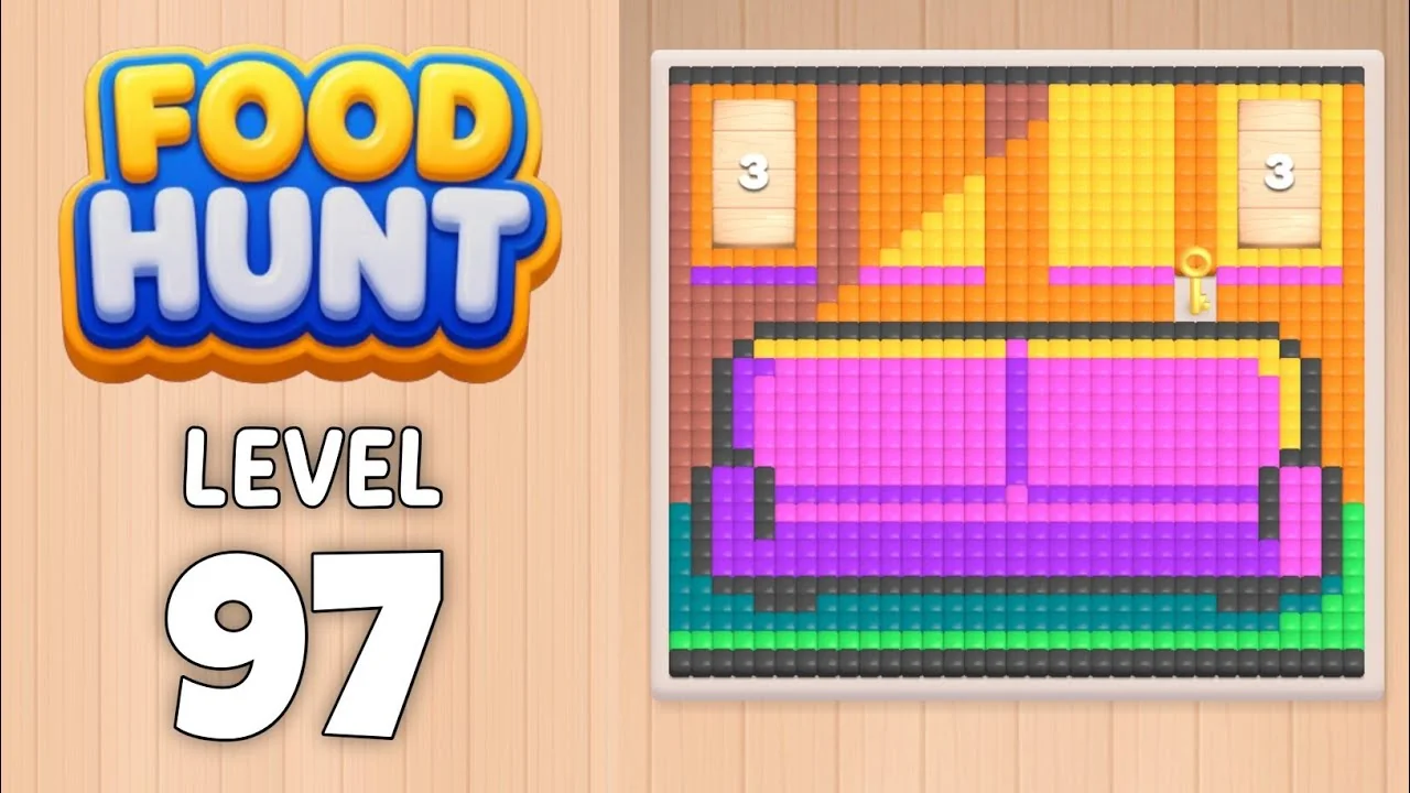 Food Hunt Level 97 board layout