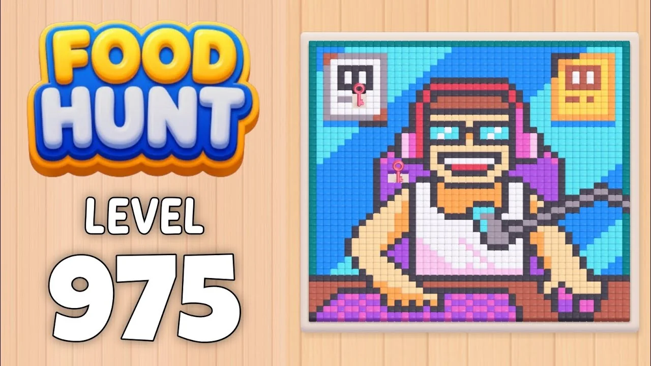 Food Hunt Level 975 board layout