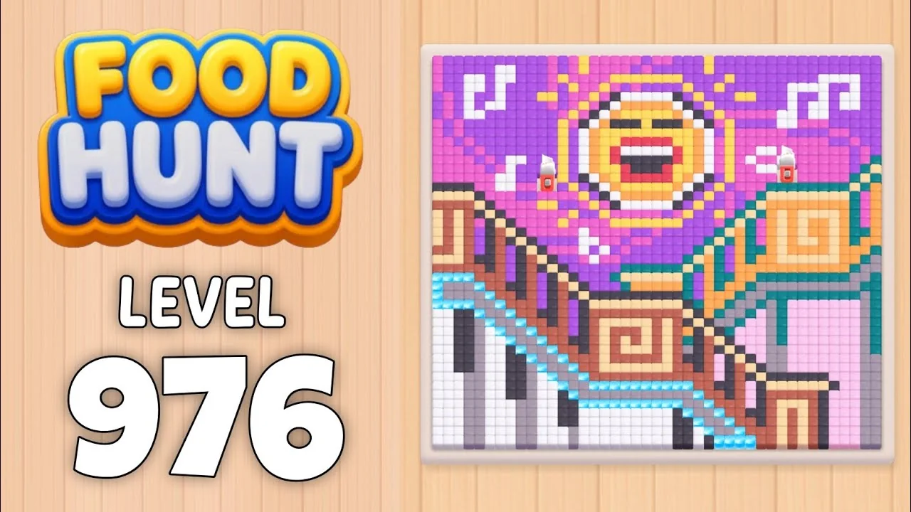 Food Hunt Level 976 board layout