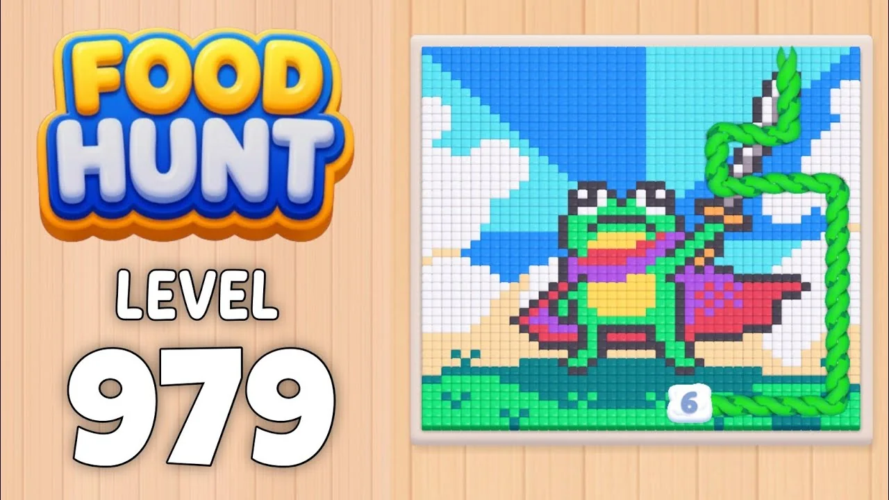 Food Hunt Level 979 board layout