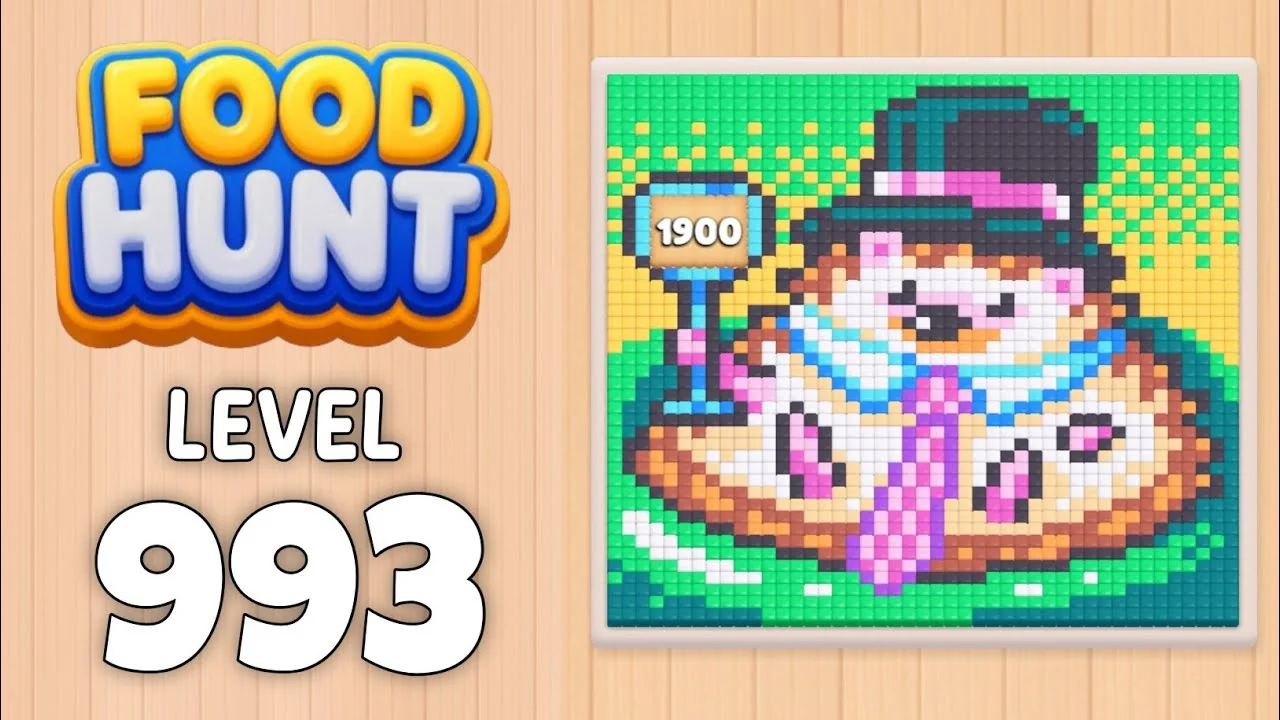 Food Hunt Level 993 board layout