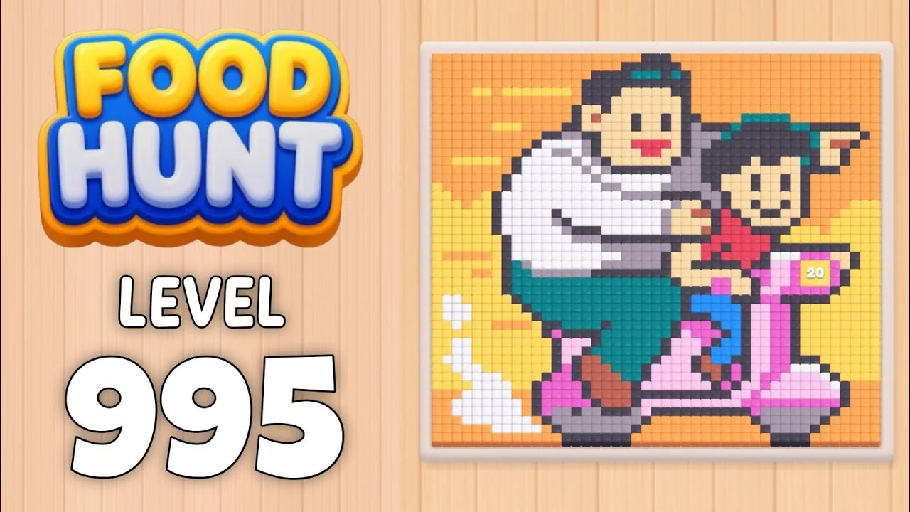 Food Hunt Level 995 board layout
