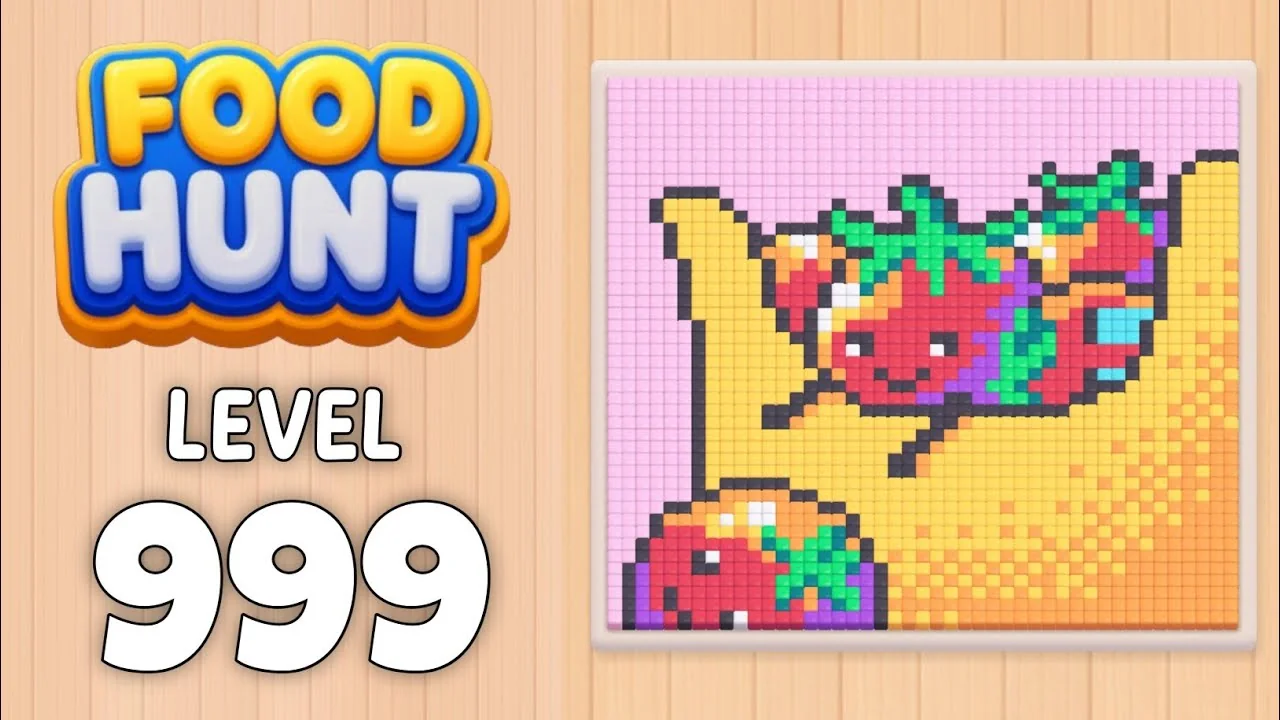 Food Hunt Level 999 board layout