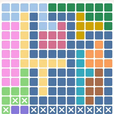 Meowdoku daily challenge board for August 2, 2026