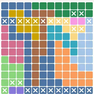 Meowdoku daily challenge board for August 5, 2026