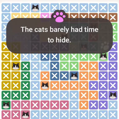Solved board for the Meowdoku Daily Challenge on August 6, 2026