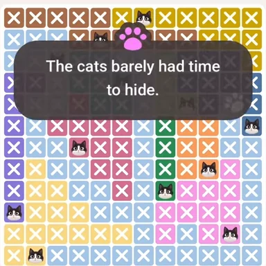 Solved board for the Meowdoku Daily Challenge on August 7, 2026
