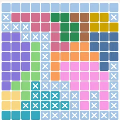Meowdoku daily challenge board for August 8, 2026