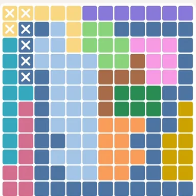 Meowdoku daily challenge board for August 9, 2026