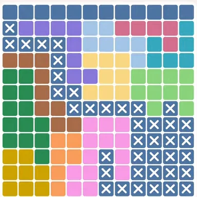 Meowdoku daily challenge board for August 10, 2026