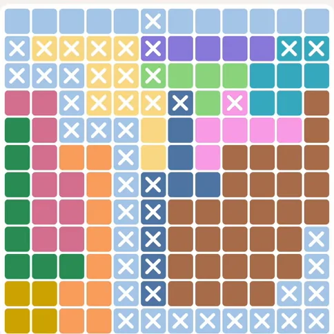 Meowdoku daily challenge board for August 12, 2026