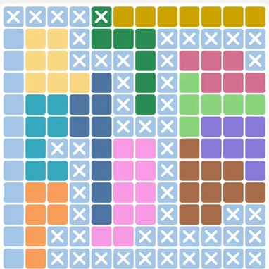 Meowdoku daily challenge board for August 16, 2026