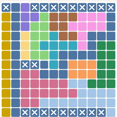 Meowdoku daily challenge board for August 19, 2026