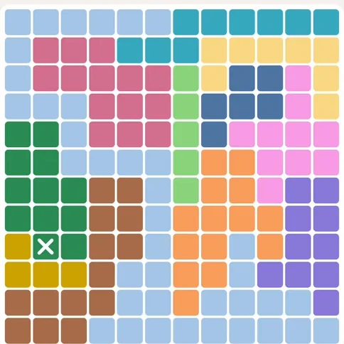 Meowdoku daily challenge board for August 24, 2026