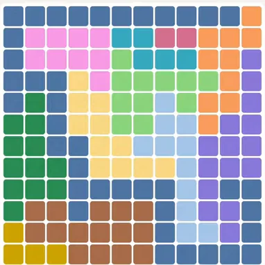 Meowdoku daily challenge board for August 29, 2026