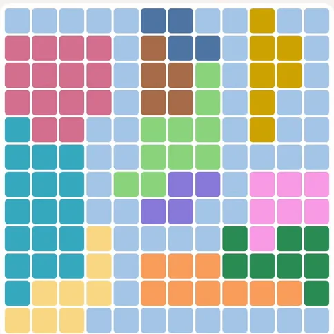 Meowdoku daily challenge board for August 30, 2026