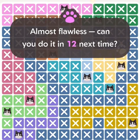 Solved board for the Meowdoku Daily Challenge on September 3, 2026