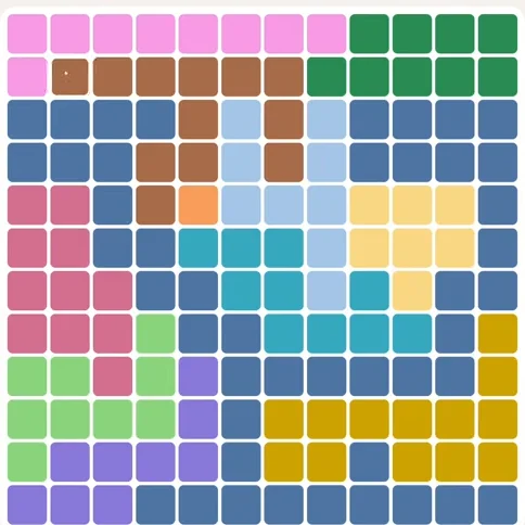 Meowdoku daily challenge board for September 3, 2026