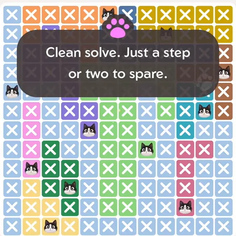 Solved board for the Meowdoku Daily Challenge on September 4, 2026