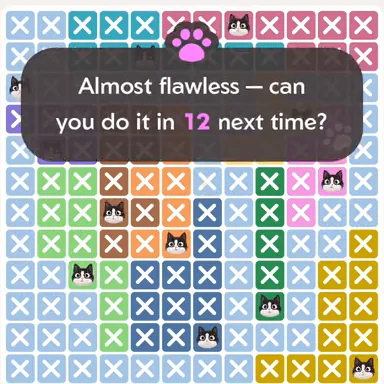 Solved board for the Meowdoku Daily Challenge on September 7, 2026