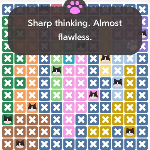 Solved board for the Meowdoku Daily Challenge on September 13, 2026