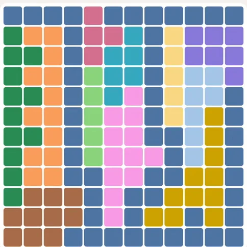 Meowdoku daily challenge board for September 13, 2026