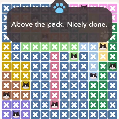 Solved board for the Meowdoku Daily Challenge on September 14, 2026