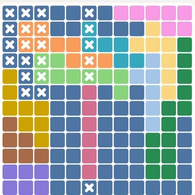 Meowdoku daily challenge board for September 14, 2026