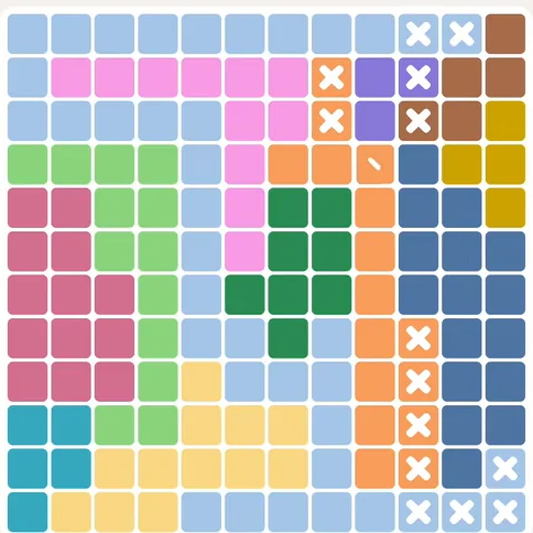 Meowdoku daily challenge board for September 15, 2026