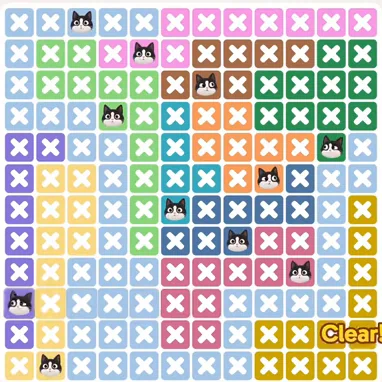 Solved board for the Meowdoku Daily Challenge on September 20, 2026