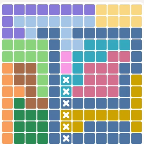 Meowdoku daily challenge board for September 22, 2026