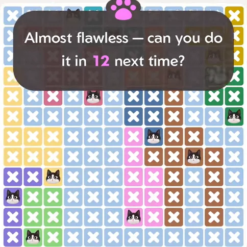 Solved board for the Meowdoku Daily Challenge on September 29, 2026