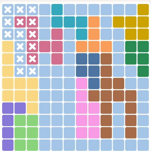 Meowdoku daily challenge board for September 29, 2026