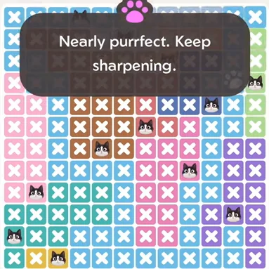 Solved board for the Meowdoku Daily Challenge on September 30, 2026