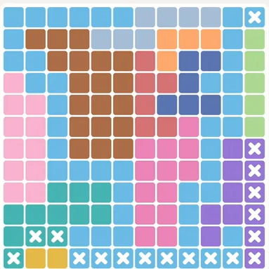 Meowdoku daily challenge board for September 30, 2026