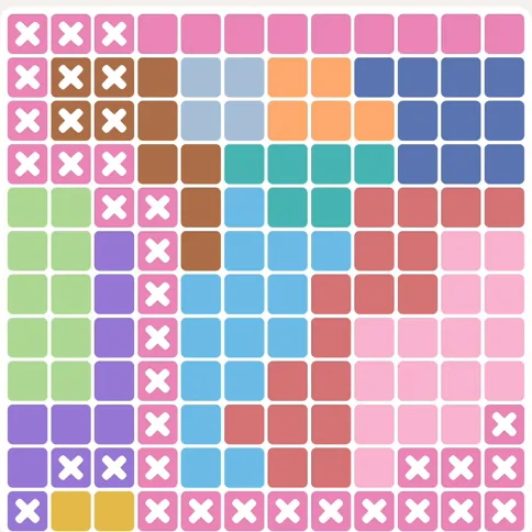 Meowdoku daily challenge board for October 1, 2026