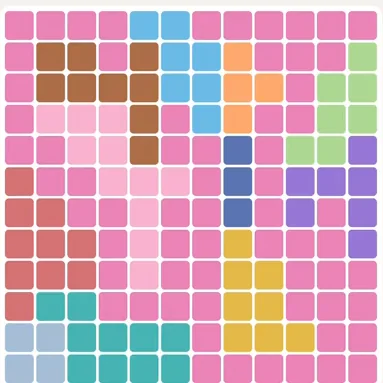 Meowdoku daily challenge board for October 7, 2026
