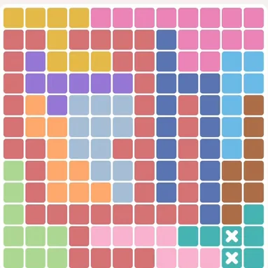 Meowdoku daily challenge board for October 9, 2026