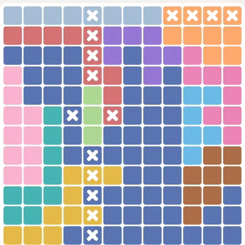 Meowdoku daily challenge board for October 18, 2026