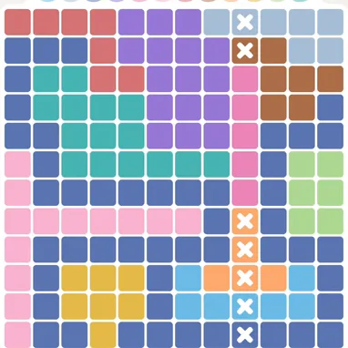 Meowdoku daily challenge board for October 21, 2026