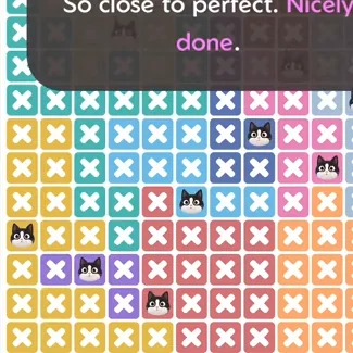 Solved board for the Meowdoku Daily Challenge on October 22, 2026