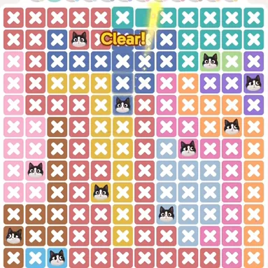 Solved board for the Meowdoku Daily Challenge on October 24, 2026