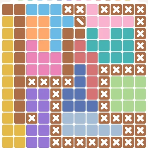 Empty starting board for the Meowdoku Daily Challenge on October 25, 2026