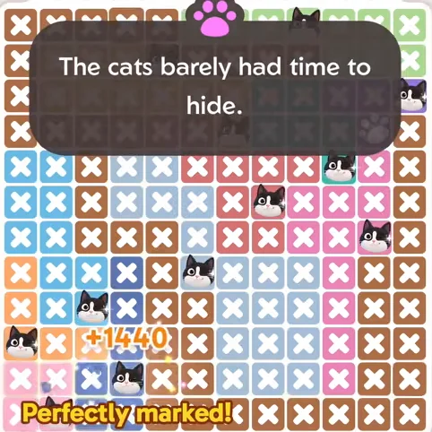 Solved board for the Meowdoku Daily Challenge on October 30, 2026
