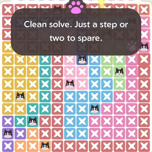 Solved board for the Meowdoku Daily Challenge on October 31, 2026