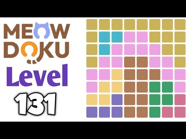 Meowdoku Level 131 board layout