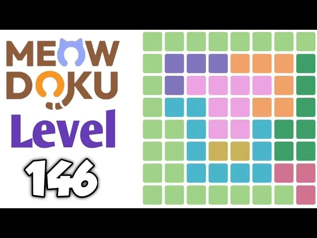 Meowdoku Level 146 board layout