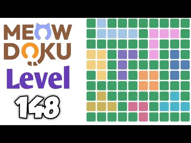 Meowdoku Level 148 board layout
