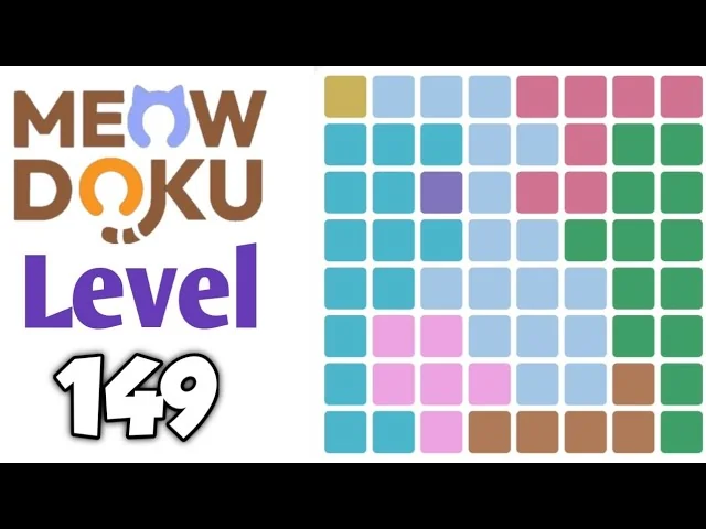 Meowdoku Level 149 board layout