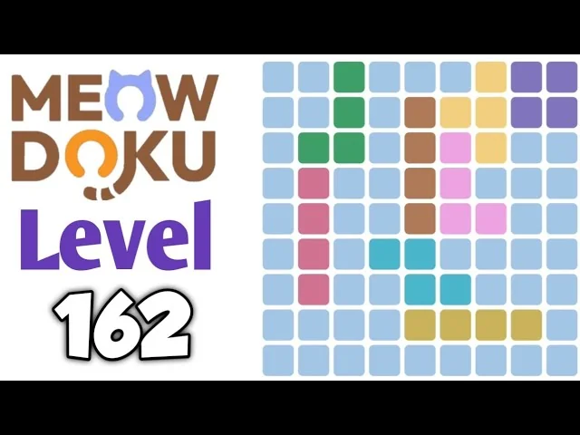 Meowdoku Level 162 board layout